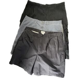 Lot of 3 Cotton Cargo Shorts Denim Mens Size 42 Knightsbridge THC Route 66